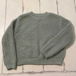Art Class - Green sweater 7/8 fits more like a 7